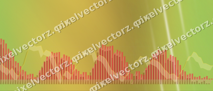 Nahtloser Neon Diagramm Hintergrund in Rot und Orange