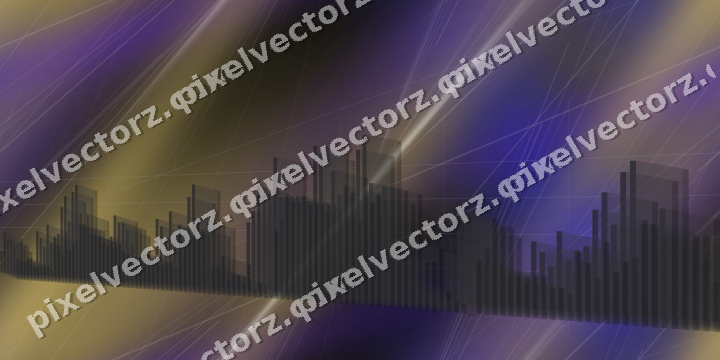 Nahtloser Neon Diagramm Hintergrund in Blau und Violett