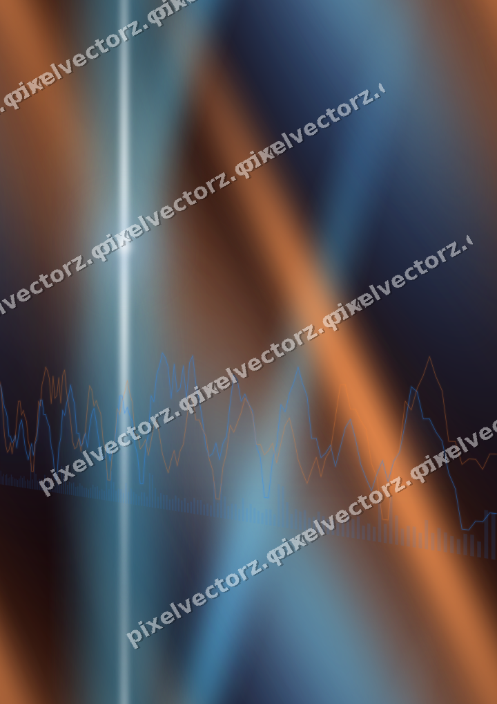 Nahtloser Neon Diagramm Hintergrund in Blau und Rot