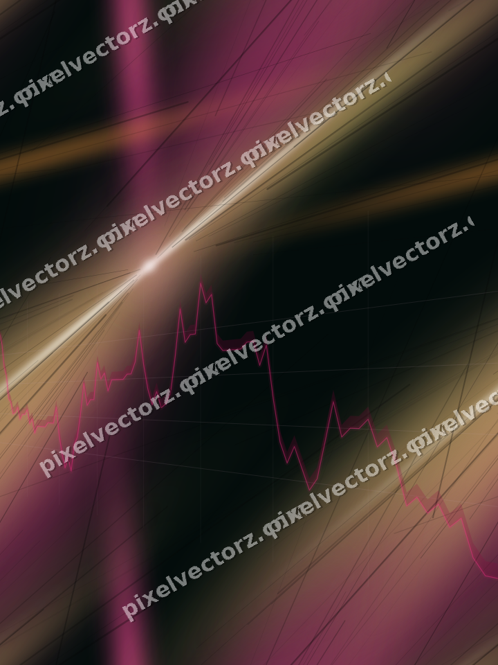 Nahtloser Neon Diagramm Hintergrund in Rosa und Orange