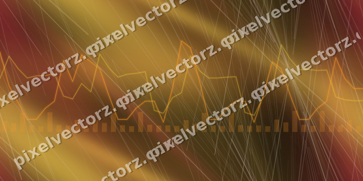Nahtloser Neon Diagramm Hintergrund in Orange und Bernstein