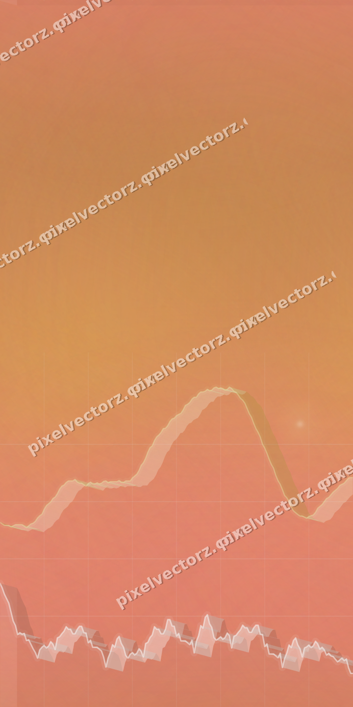 Nahtloser Neon Diagramm Hintergrund in Gelb und Rot
