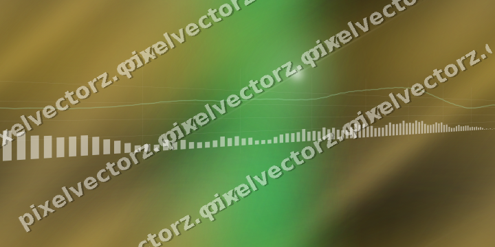 Nahtloser Neon Diagramm Hintergrund in Grün und Bernstein