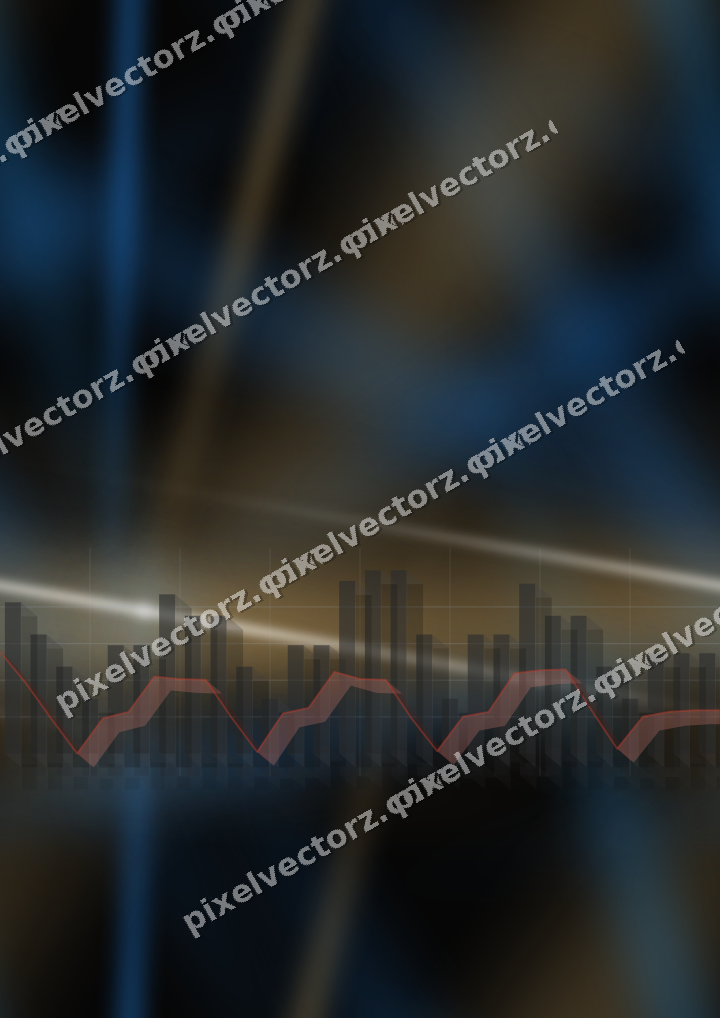 Nahtloser Neon Diagramm Hintergrund in Blau und Rot