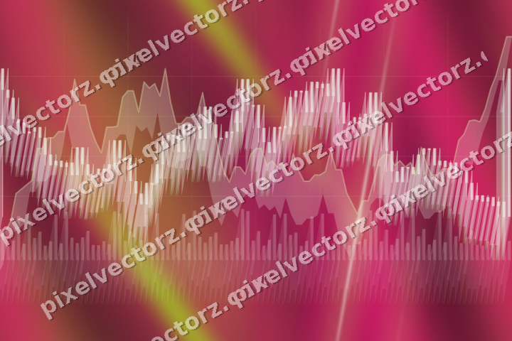 Nahtloser Neon Diagramm Hintergrund in Limette und Rosa