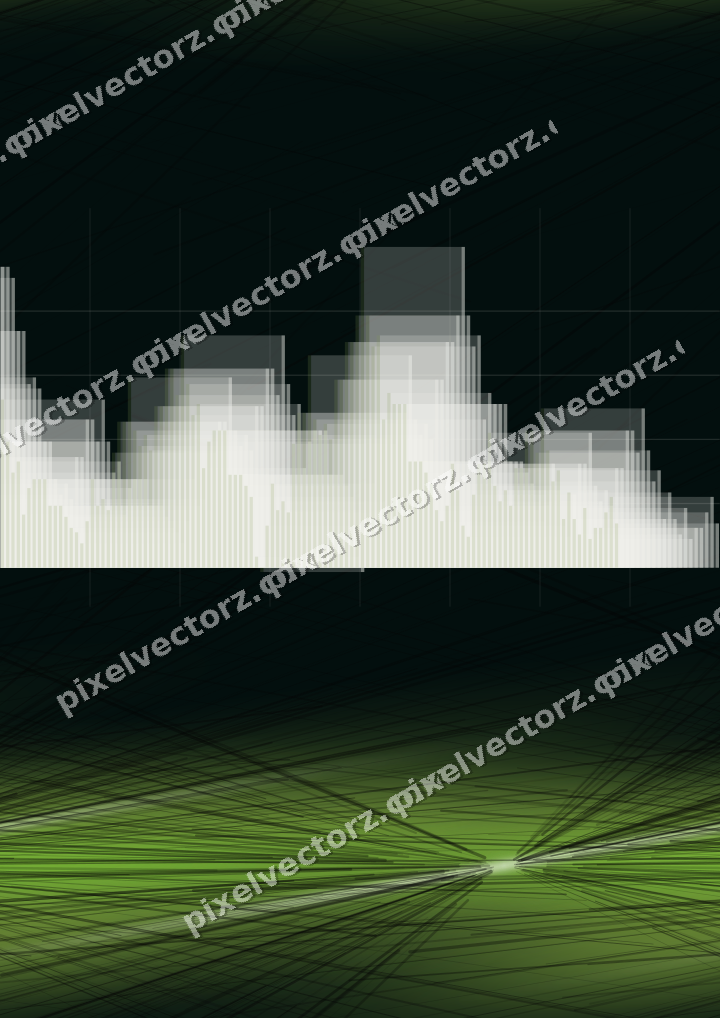 Nahtloser Neon Diagramm Hintergrund in Grün und Limette