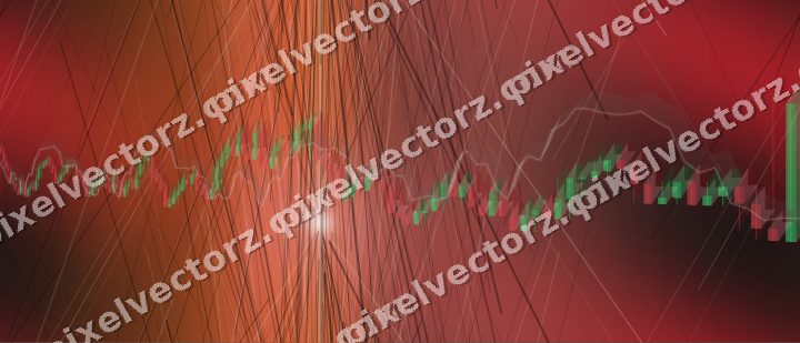 Nahtloser Neon Diagramm Hintergrund in Rot und Bernstein