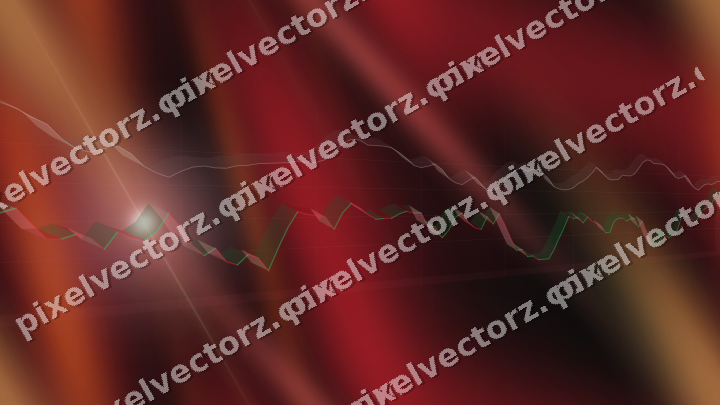 Nahtloser Neon Diagramm Hintergrund in Rot und Bernstein