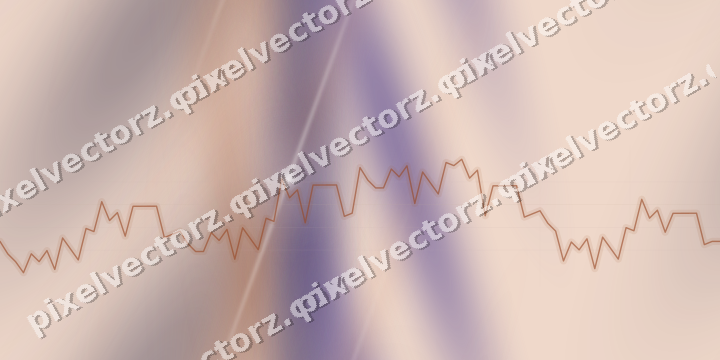 Nahtloser Pastell Diagramm Hintergrund in Orange und Blau
