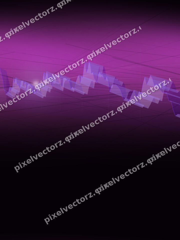 Nahtloser Neon Diagramm Hintergrund in Violett und Blau