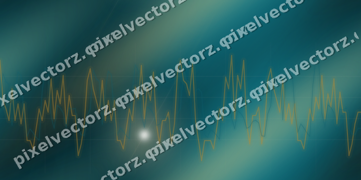 Nahtloser Neon Diagramm Hintergrund in Bernstein und Petrol