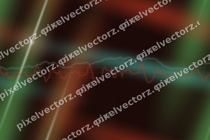 Nahtloser Neon Diagramm Hintergrund in Rot und Orange