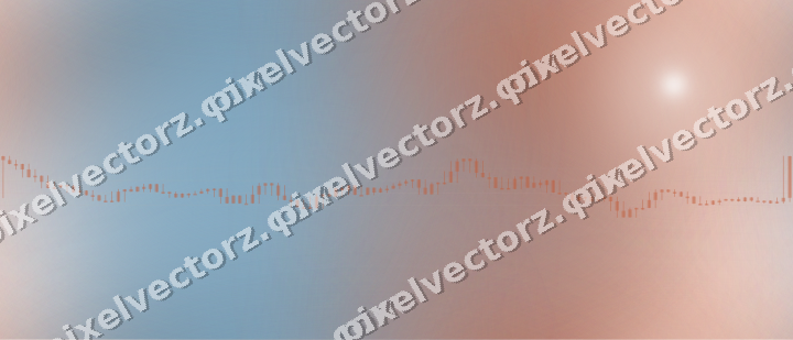 Nahtloser Pastell Diagramm Hintergrund in Orange und Türkis