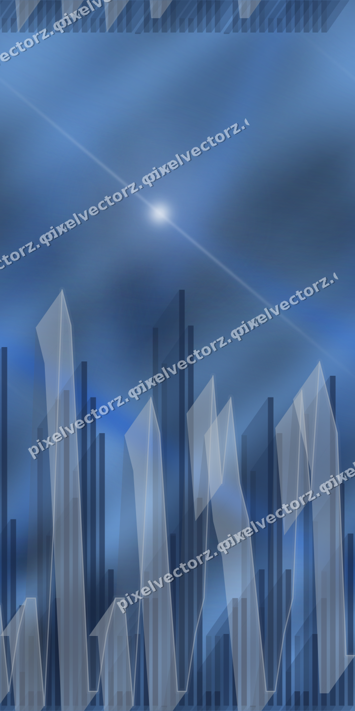 Nahtloser Neon Diagramm Hintergrund in Blau