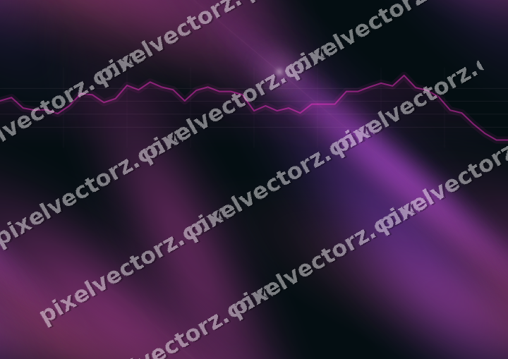 Nahtloser Neon Diagramm Hintergrund in Magenta und Violett
