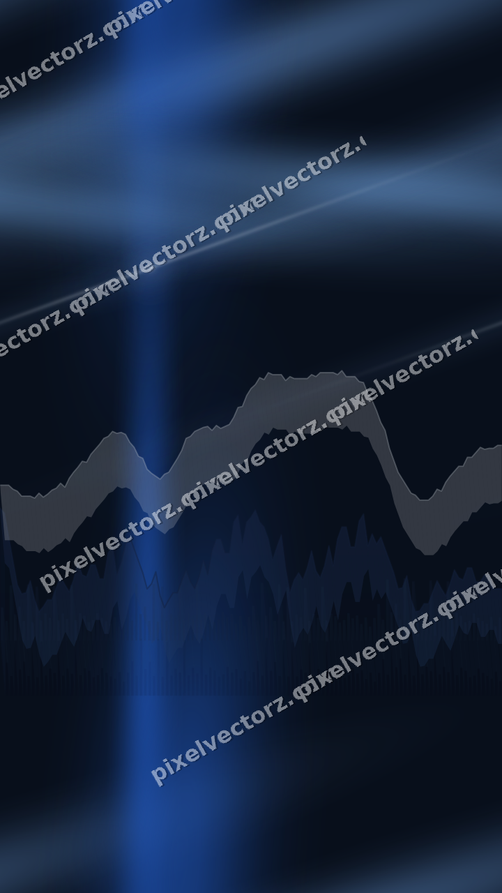 Nahtloser Neon Diagramm Hintergrund in Blau
