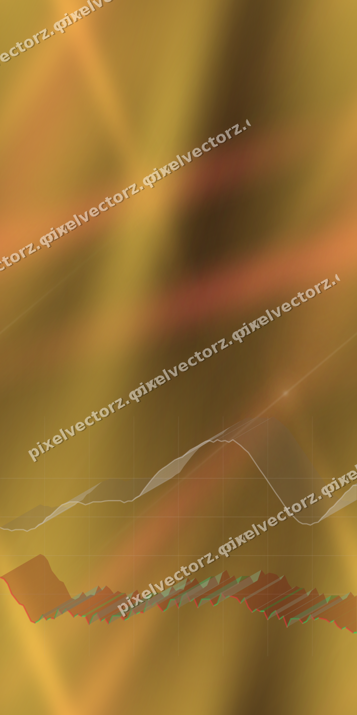 Nahtloser Neon Diagramm Hintergrund in Orange und Bernstein