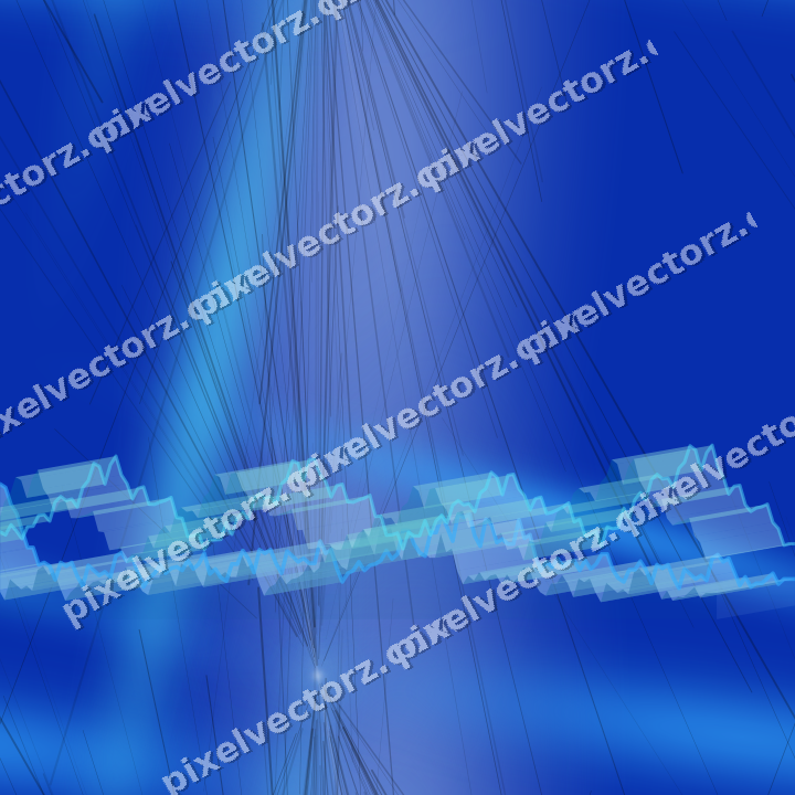 Nahtloser Neon Diagramm Hintergrund in Türkis und Blau