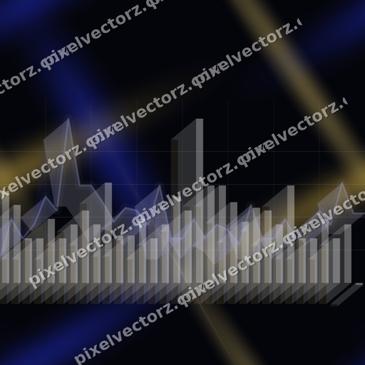 Nahtloser Neon Diagramm Hintergrund in Blau und Bernstein