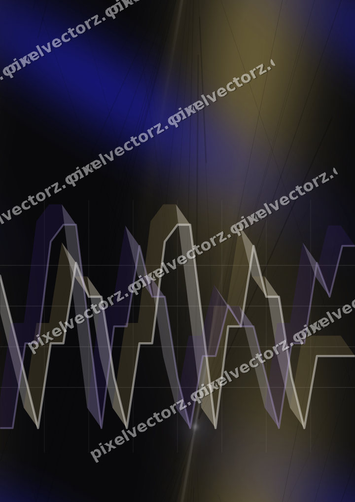 Nahtloser Neon Diagramm Hintergrund in Blau und Violett