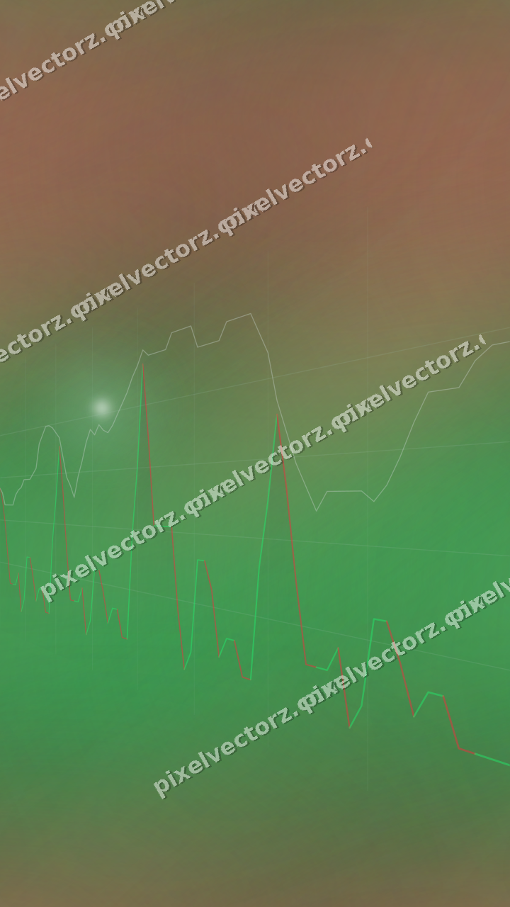 Nahtloser Neon Diagramm Hintergrund in Grün und Rot