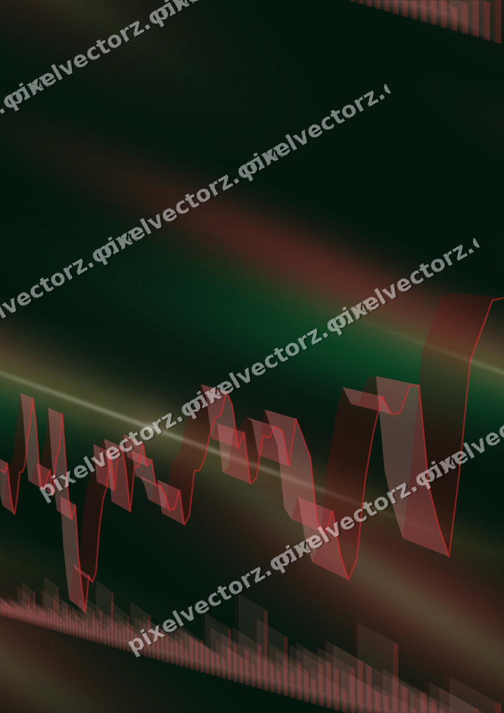 Nahtloser Neon Diagramm Hintergrund in Rot und Orange