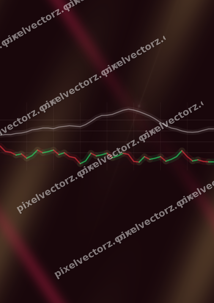 Nahtloser Neon Diagramm Hintergrund in Rosa und Bernstein