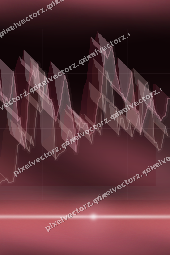 Nahtloser Neon Diagramm Hintergrund in Rosa und Rot