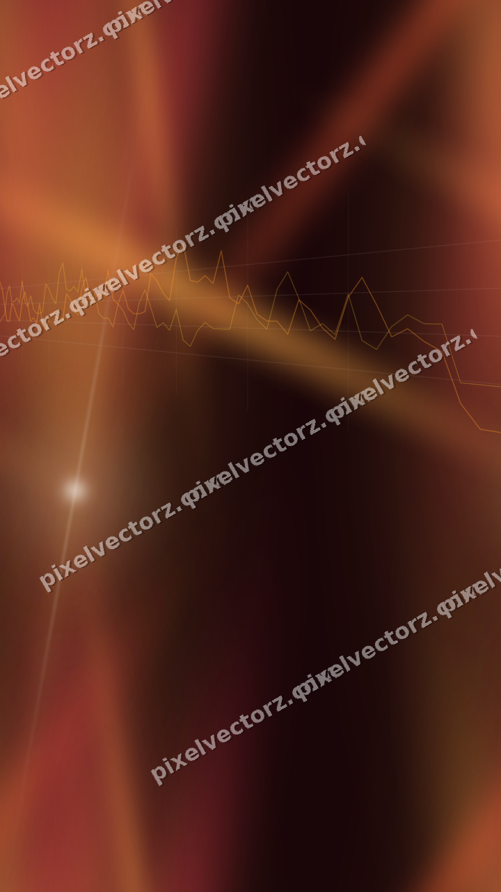 Nahtloser Neon Diagramm Hintergrund in Orange und Bernstein