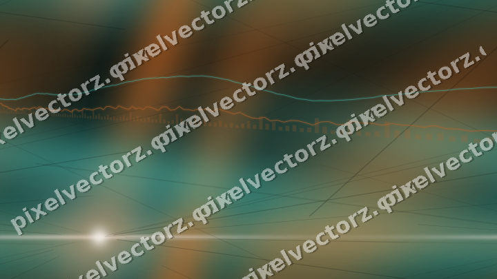 Nahtloser Neon Diagramm Hintergrund in Orange und Petrol