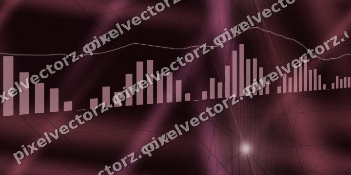 Nahtloser Neon Diagramm Hintergrund in Rosa und Rot