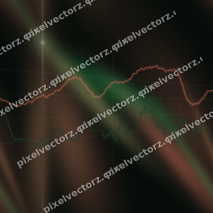 Nahtloser Neon Diagramm Hintergrund in Grün und Rot
