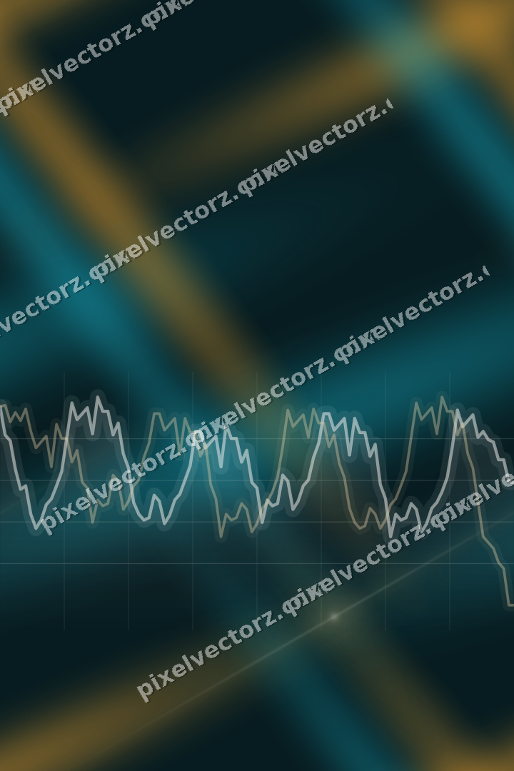 Nahtloser Neon Diagramm Hintergrund in Bernstein und Petrol