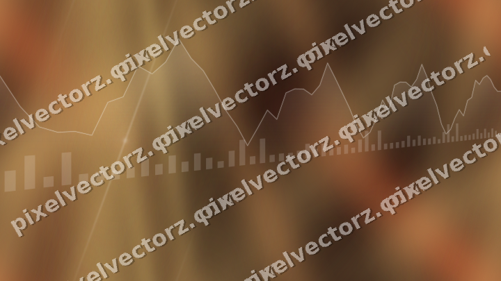 Nahtloser Neon Diagramm Hintergrund in Orange und Bernstein