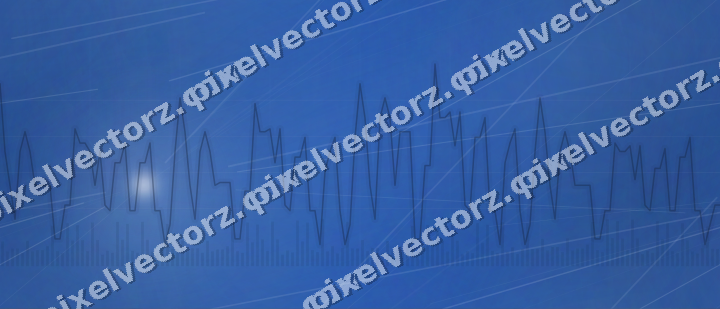 Nahtloser Neon Diagramm Hintergrund in Blau