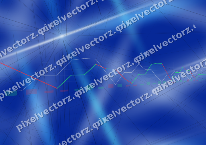 Nahtloser Neon Diagramm Hintergrund in Türkis und Blau