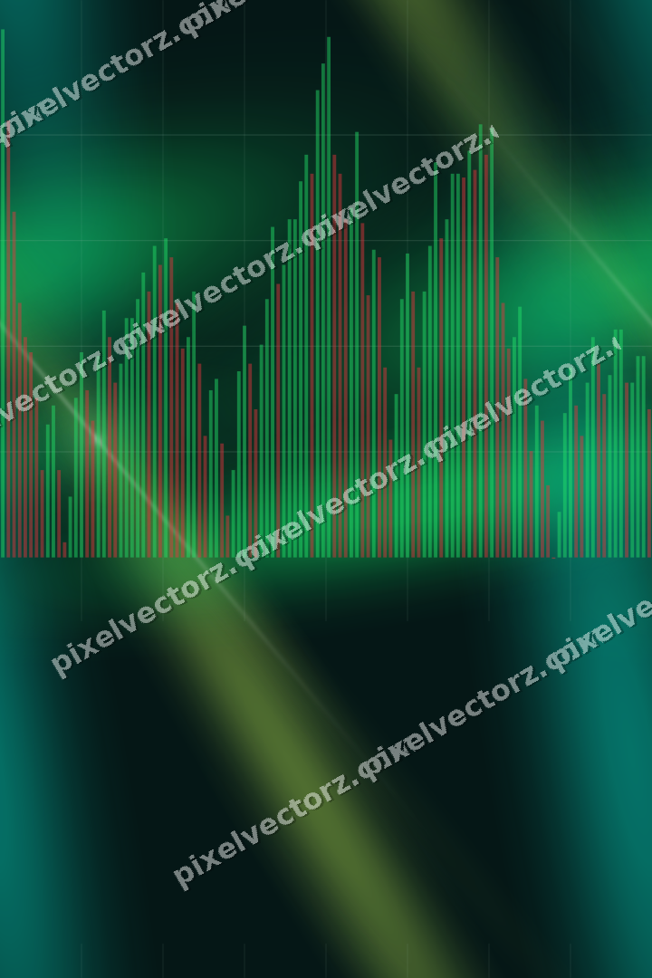 Nahtloser Neon Diagramm Hintergrund in Grün und Limette