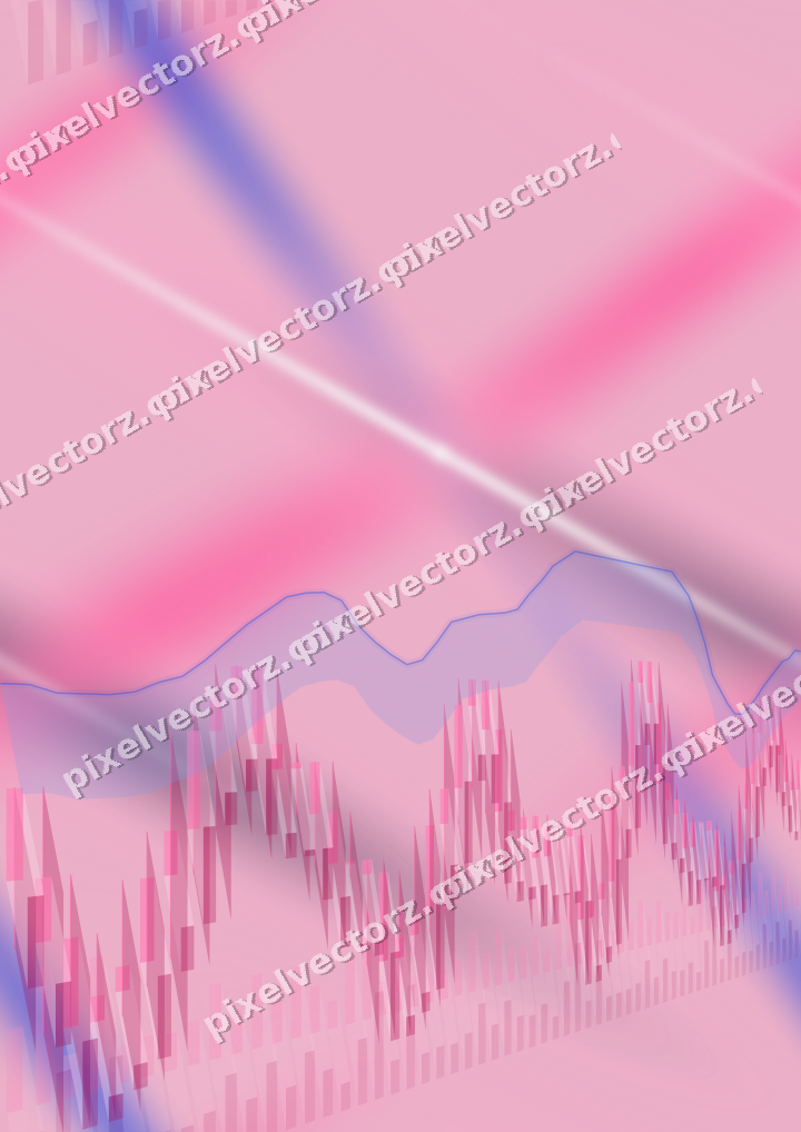 Nahtloser Pastell Diagramm Hintergrund in Rosa und Blau