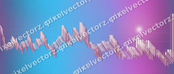 Nahtloser Neon Diagramm Hintergrund in Magenta und Violett