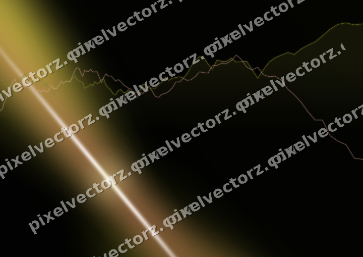 Leuchtender Neon Diagramm Hintergrund in Gelb und Rot