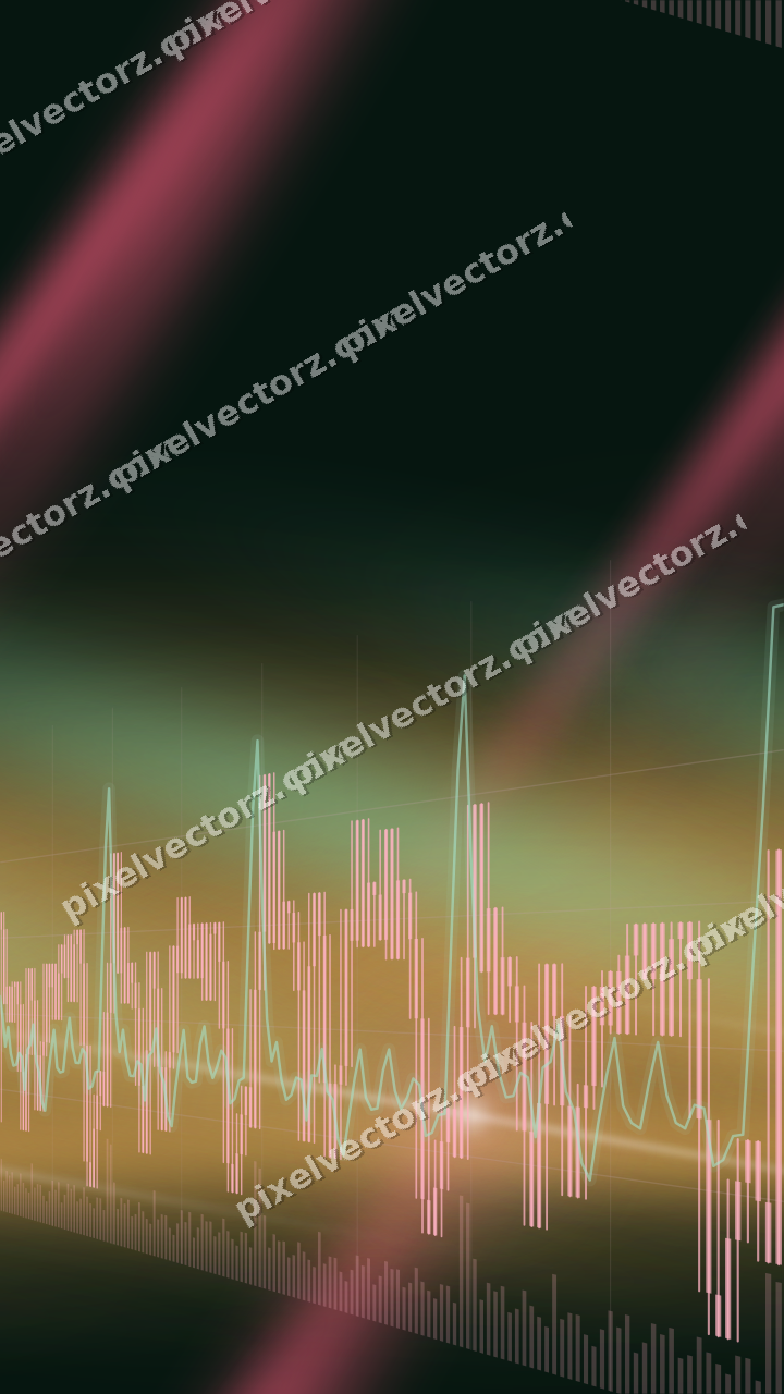 Nahtloser Neon Diagramm Hintergrund in Rosa und Bernstein