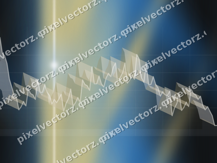 Nahtloser Neon Diagramm Hintergrund in Blau und Bernstein