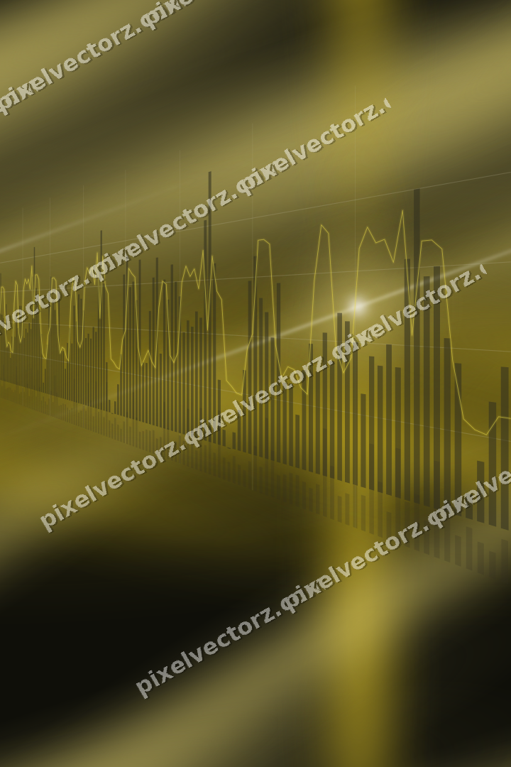 Nahtloser Neon Diagramm Hintergrund in Bernstein und Gelb