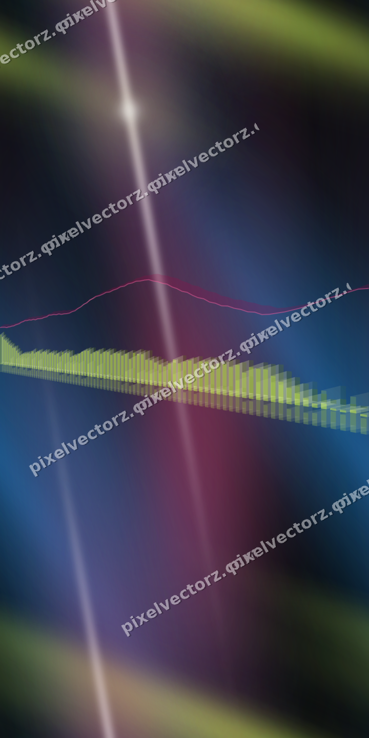 Nahtloser Neon Diagramm Hintergrund in Limette und Bernstein