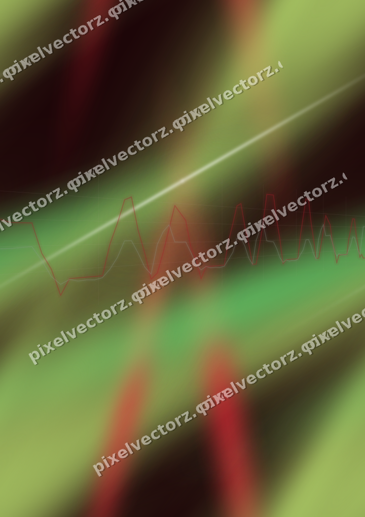 Nahtloser Neon Diagramm Hintergrund in Rot und Grün