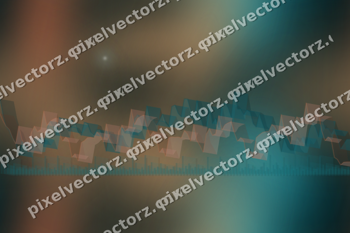 Nahtloser Neon Diagramm Hintergrund in Petrol und Orange