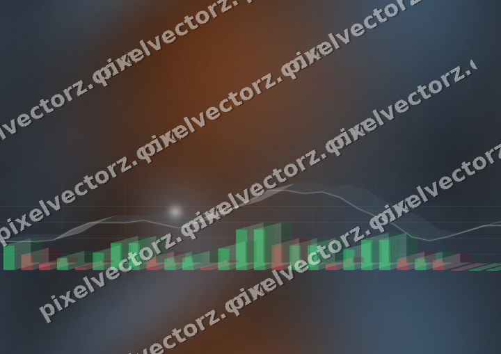 Nahtloser Neon Diagramm Hintergrund in Blau und Orange