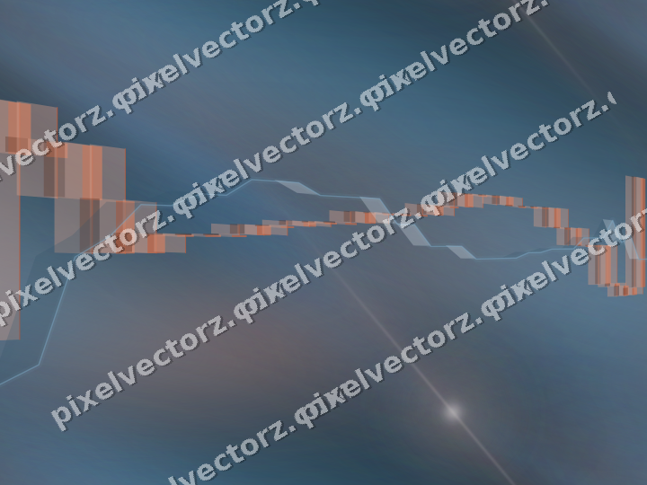 Nahtloser Neon Diagramm Hintergrund in Orange und Türkis