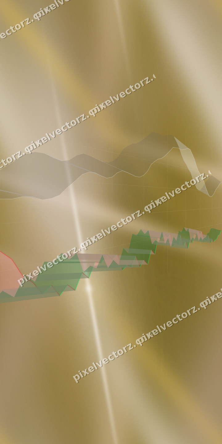 Nahtloser Neon Diagramm Hintergrund in Bernstein und Blassorange