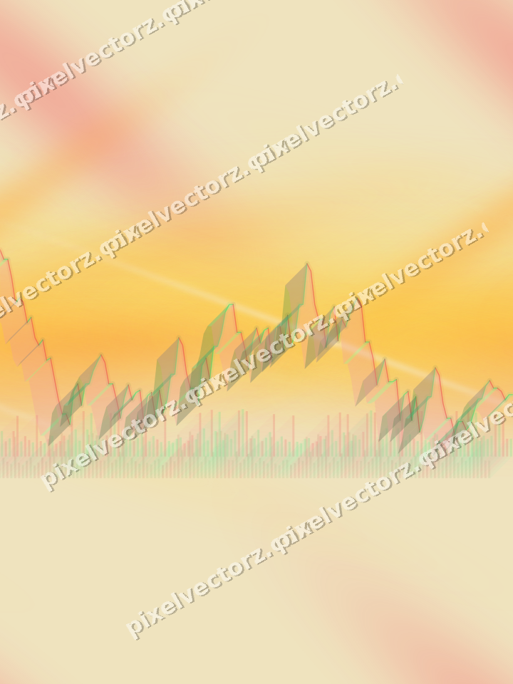 Nahtloser Pastell Diagramm Hintergrund in Orange und Bernstein